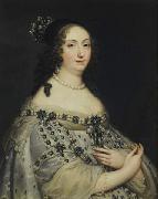 Justus van Egmont Portrait of Louise Marie Gonzaga de Nevers oil painting